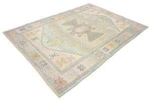 5x7 Modern Oushak Area Rug