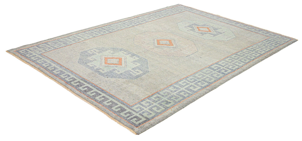 5x8 Modern Oushak Area Rug