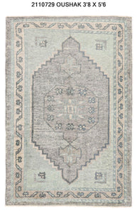 4x6 Modern Oushak Area Rug