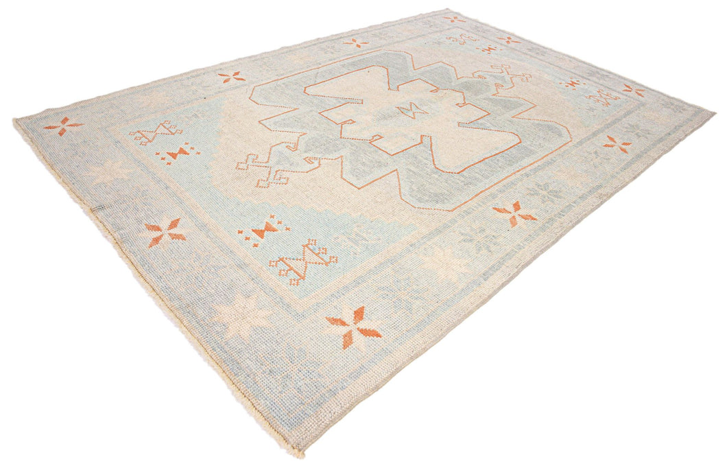 5x8 Modern Oushak Area Rug