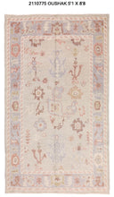 5x9 Modern Oushak Area Rug