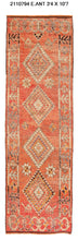 3x11 Old & Vintage Turkish Area Runner Rug