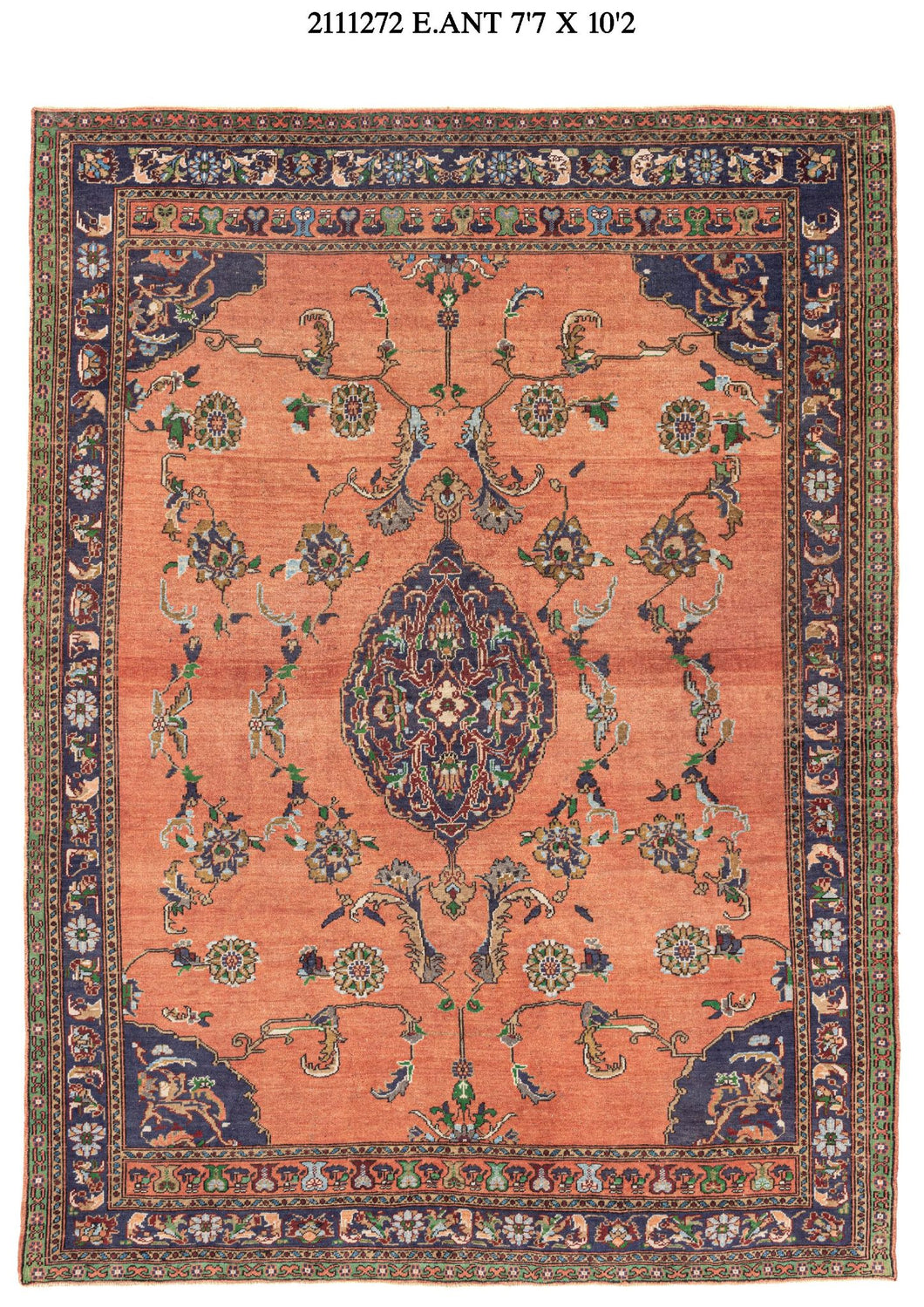 8x10 Old & Vintage Turkish Area Rug