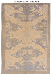 7x10 Old & Vintage Turkish Area Rug