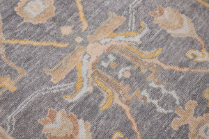 10x13 Modern Oushak Area Rug