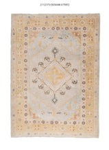 7x9 Modern Oushak Area Rug