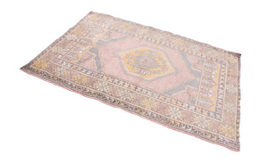 4x6 Old & Vintage Turkish Area Rug