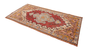 3x7 Old & Vintage Turkish Area Runner Rug