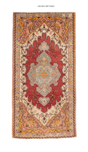 3x7 Old & Vintage Turkish Area Runner Rug