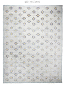 11x14 Modern Oushak Area Rug