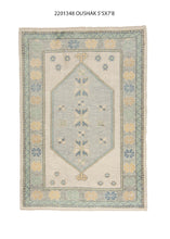 5x8 Modern Oushak Area Rug