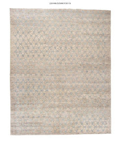 9x12 Modern Oushak Area Rug