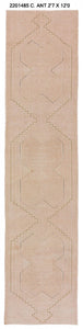 3x12 Old & Vintage Turkish Area Runner Rug