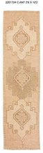 3x10 Old & Vintage Turkish Area Runner Rug