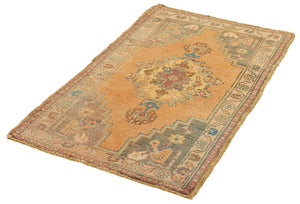 2x4 Old & Vintage Turkish Area Rug