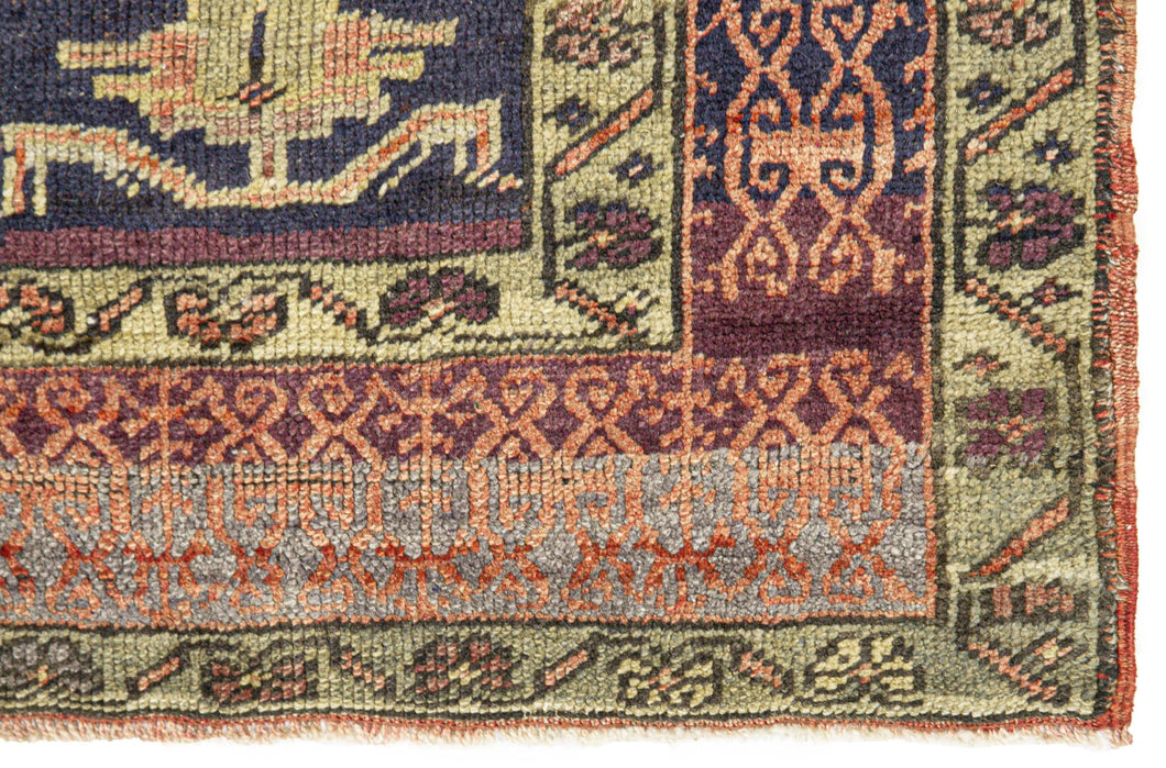 4x7 Old & Vintage Turkish Area Rug