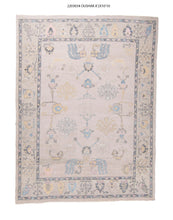 8x11 Modern Oushak Area Rug