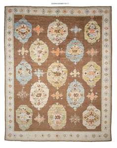 9x12 Modern Oushak Area Rug