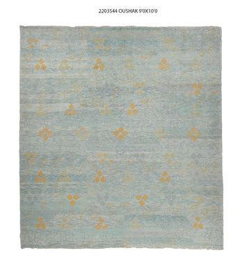 9x10 Modern Oushak Area Rug