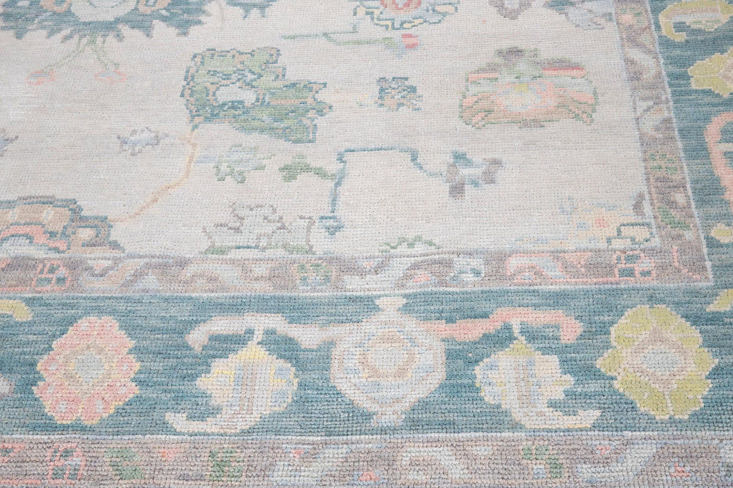 9x13 Modern Oushak Area Rug
