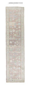 3x12 Modern Oushak Area Runner Rug