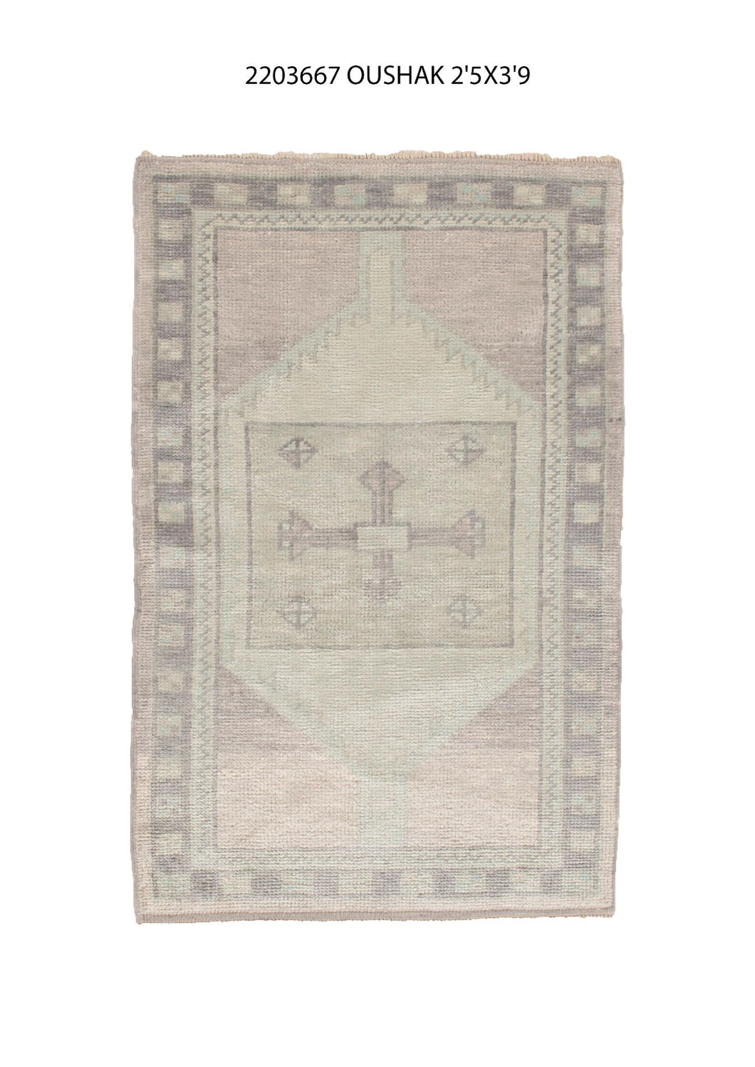 2x4 Modern Oushak Area Rug