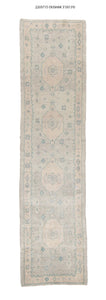 3x13 Modern Oushak Area Runner Rug