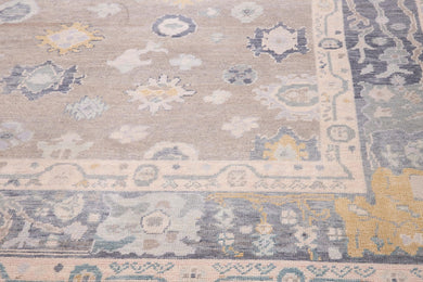 9x13 Modern Oushak Area Rug