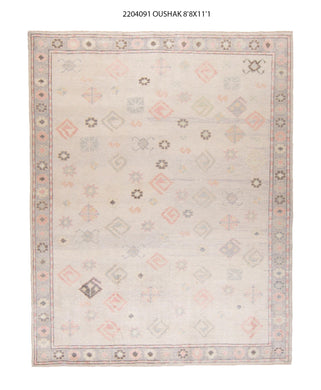 9x11 Modern Oushak Area Rug