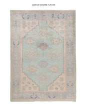 7x10 Modern Oushak Area Rug