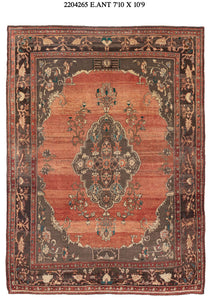 8x11 Old & Vintage Turkish Area Rug
