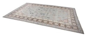 7x11 Modern Oushak Area Rug