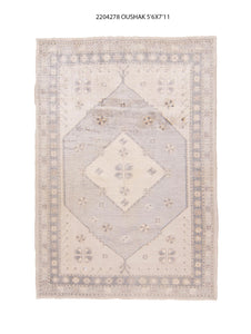 6x8 Modern Oushak Area Rug