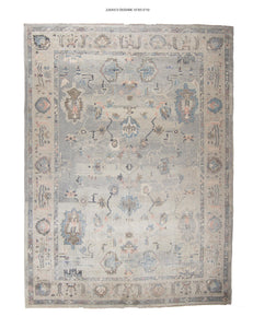 10x14 Modern Oushak Area Rug