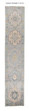 3x15 Modern Oushak Area Runner Rug
