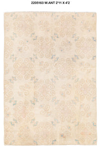 3x4 Old & Vintage Turkish Area Rug