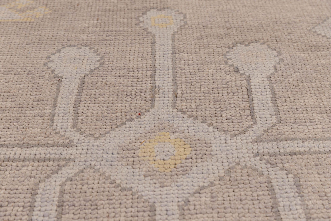 4x15 Modern Oushak Area Runner Rug