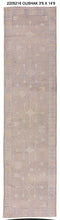 4x15 Modern Oushak Area Runner Rug