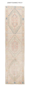 3x12 Modern Oushak Area Runner Rug