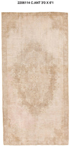 3x6 Old & Vintage Turkish Area Rug