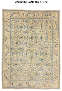 9x13 Old & Vintage Turkish Area Rug