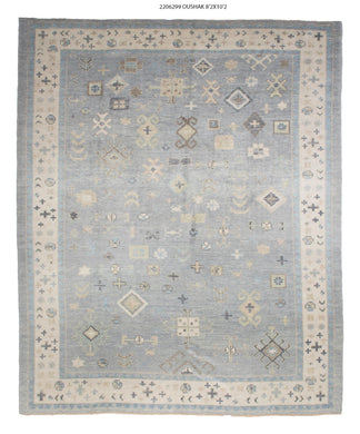 8x10 Modern Oushak Area Rug