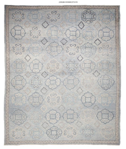 9x11 Modern Oushak Area Rug