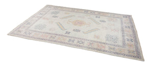 6x9 Modern Oushak Area Rug