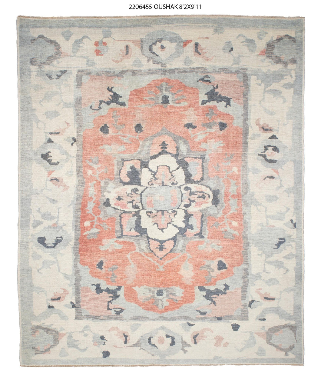 8x10 Modern Oushak Area Rug