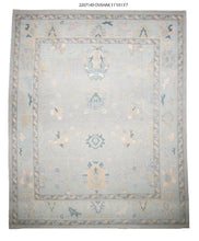 11x14 Modern Oushak Area Rug