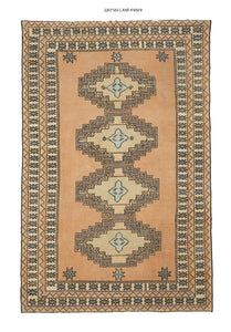 4x7 Old & Vintage Turkish Area Rug