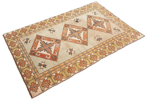 3x5 Old & Vintage Turkish Area Rug