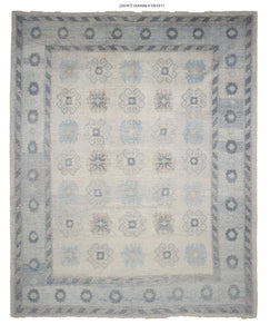 9x11 Modern Oushak Area Rug