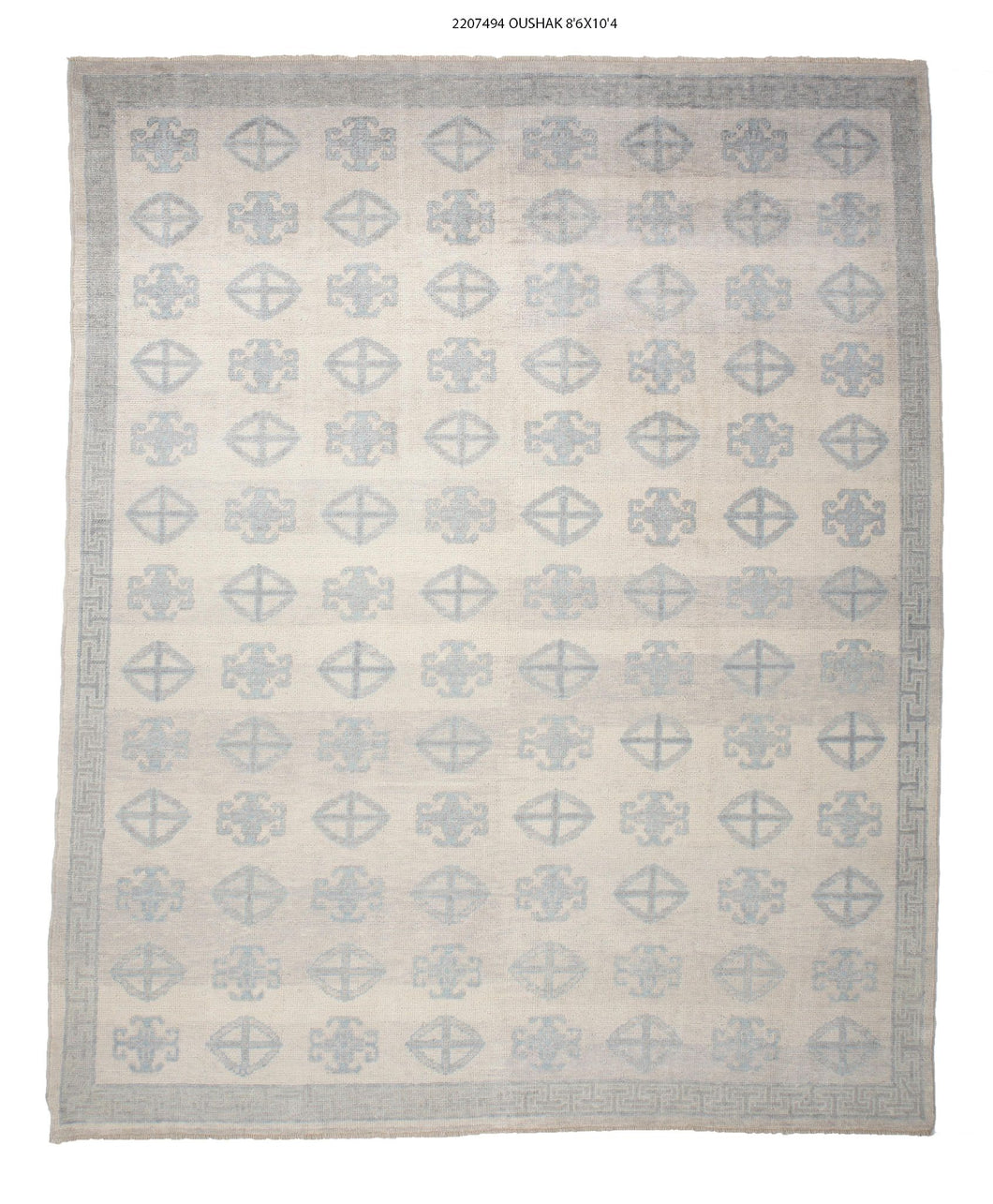 9x10 Moder Oushak Area Rug